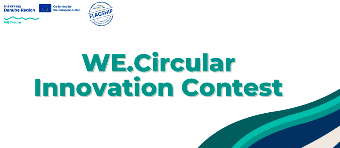 WE.Circular Innovation Contest s logami Interreg Danube Region, Európskej únie a FLAGSHIP projektu