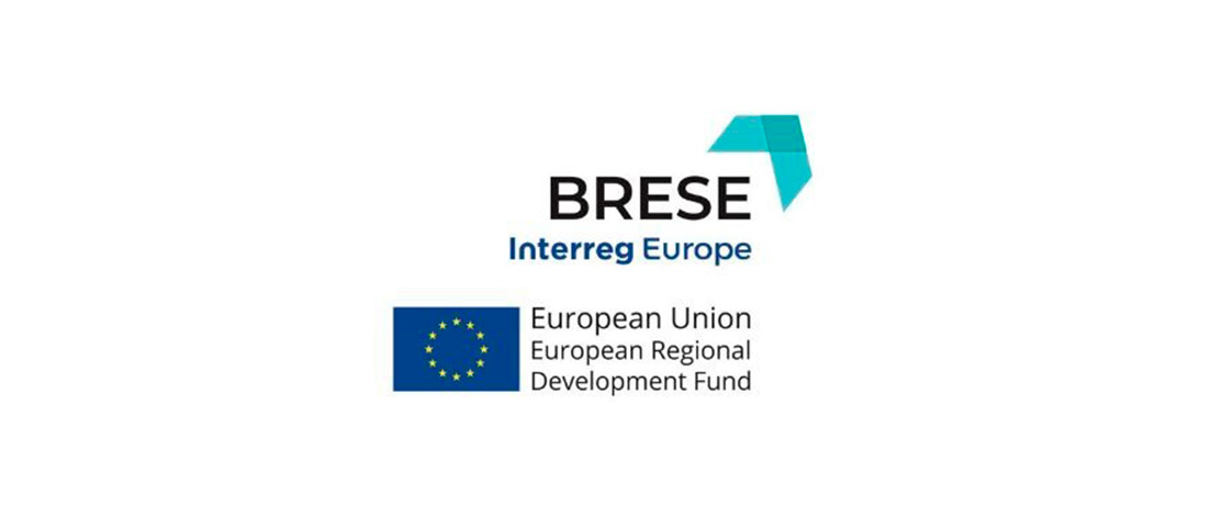 Logo projektu BRESE Interreg Europe a Európskej únie s textom European Regional Development Fund.