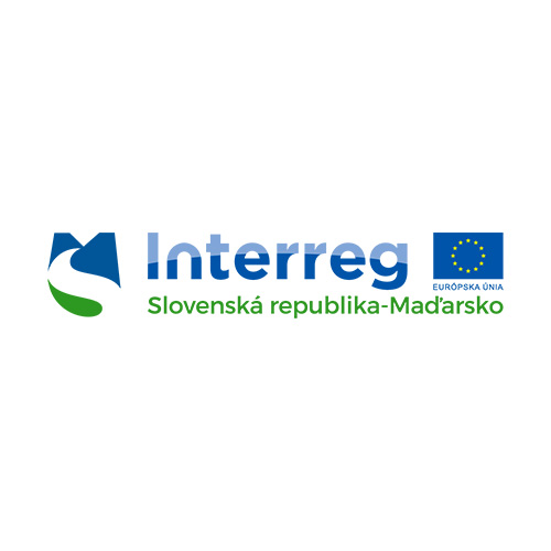 Logo programu Interreg Slovenská republika - Maďarsko s vlajkou Európskej únie.