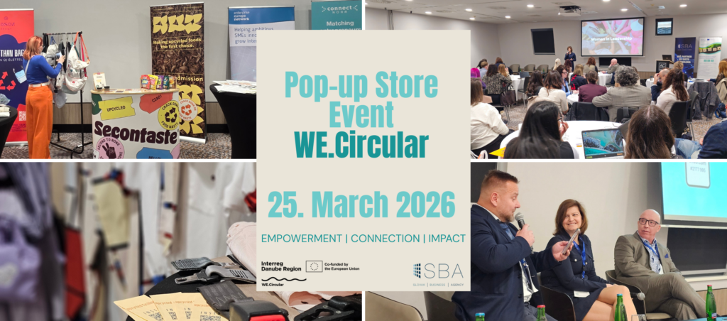 Bratislava hostila WE.Circular Pop-up Store Event: deň plný inšpirácie, podnikania a cirkulárnych riešení
