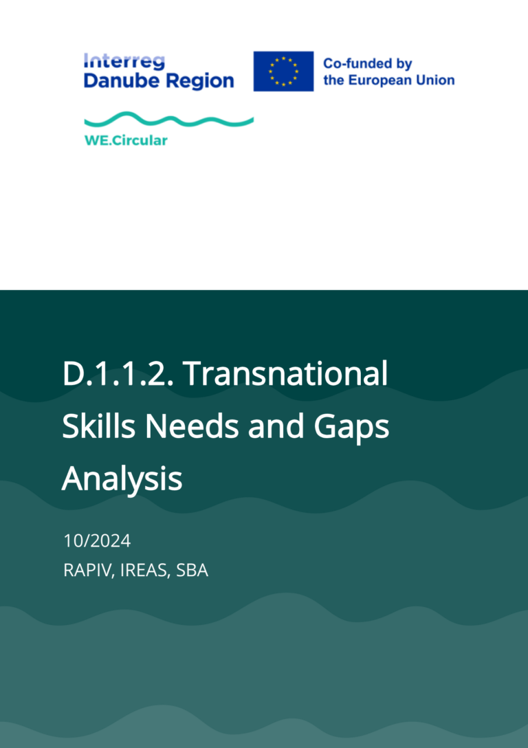 Titulný obrázok dokumentu "Transnational Skills Gaps and Needs Analysis for fostering the digital and circular transition of women entrepreneurs"