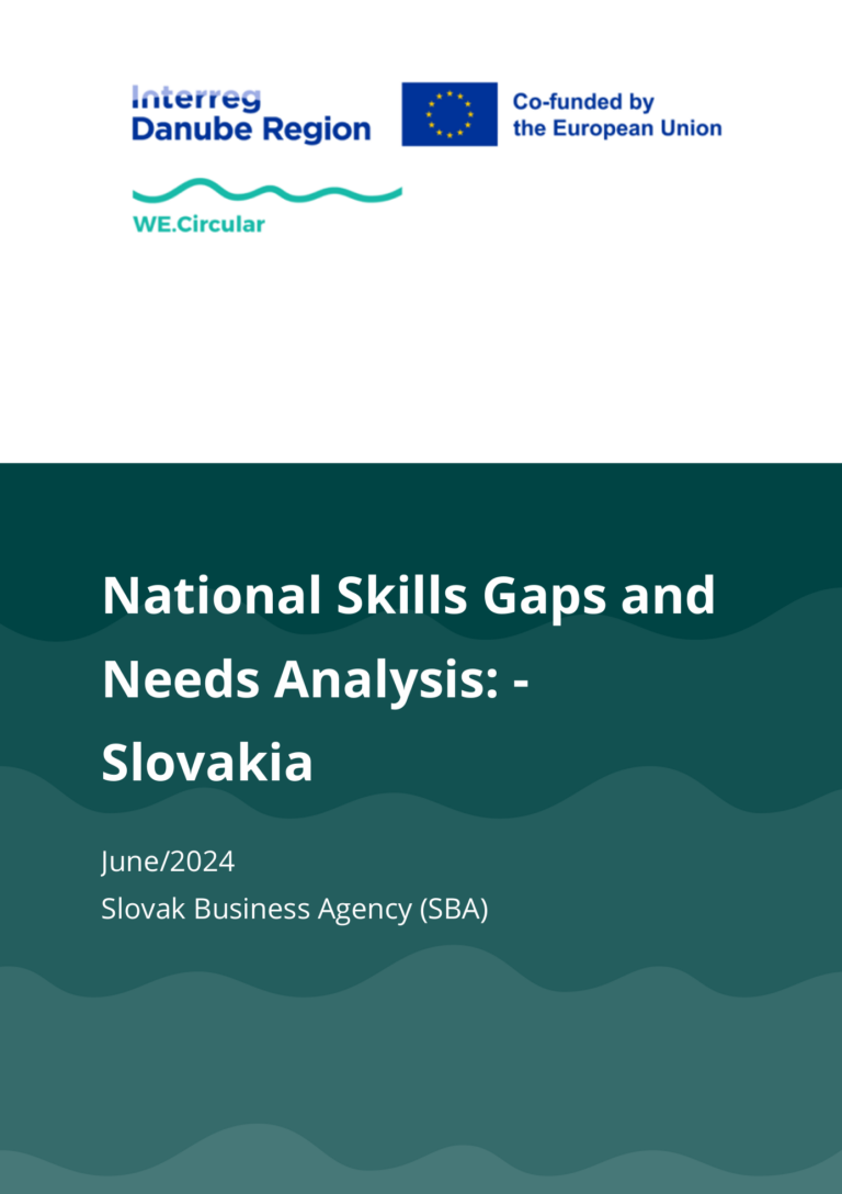 Titulný obrázok dokumentu "Slovakia: Skills Gaps and Needs Analysis for fostering the digital and circular transition of women entrepreneurs"