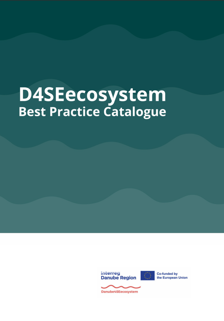 Titulná strana dokumentu "D4SEecosystem
Best Practice Catalogue"