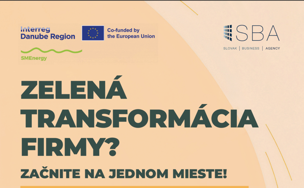 Titulný obrázok s nápisom "Zelená transformácia firmy?
